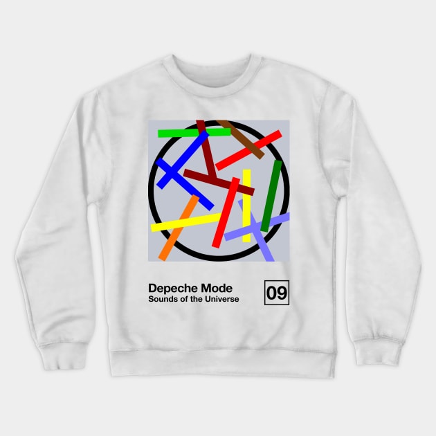 Sounds Of The Universe / Minimal Style Graphic Artwork Crewneck Sweatshirt by saudade